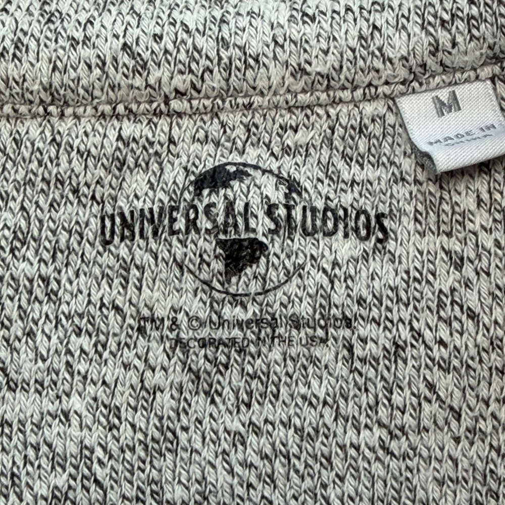 Dr Seuss Womens Size Medium Gray Graphic Quarter Zip Sweater Teacher Cartoon - Picture 5 of 12